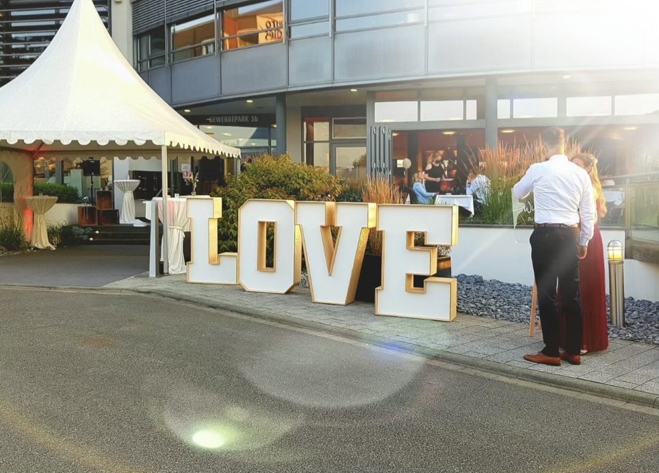 XXL-Love Buchstaben Modern