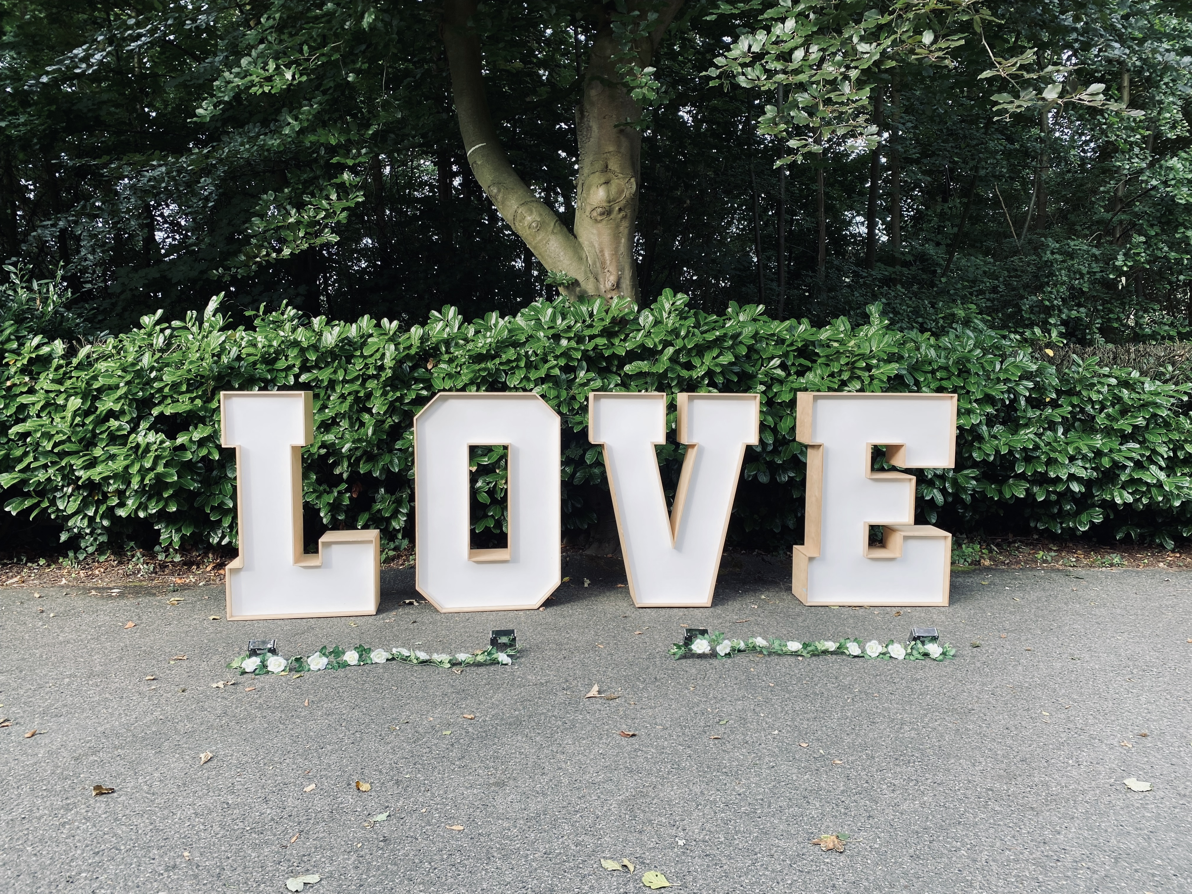 XXL-Love Buchstaben Modern Ansicht 3