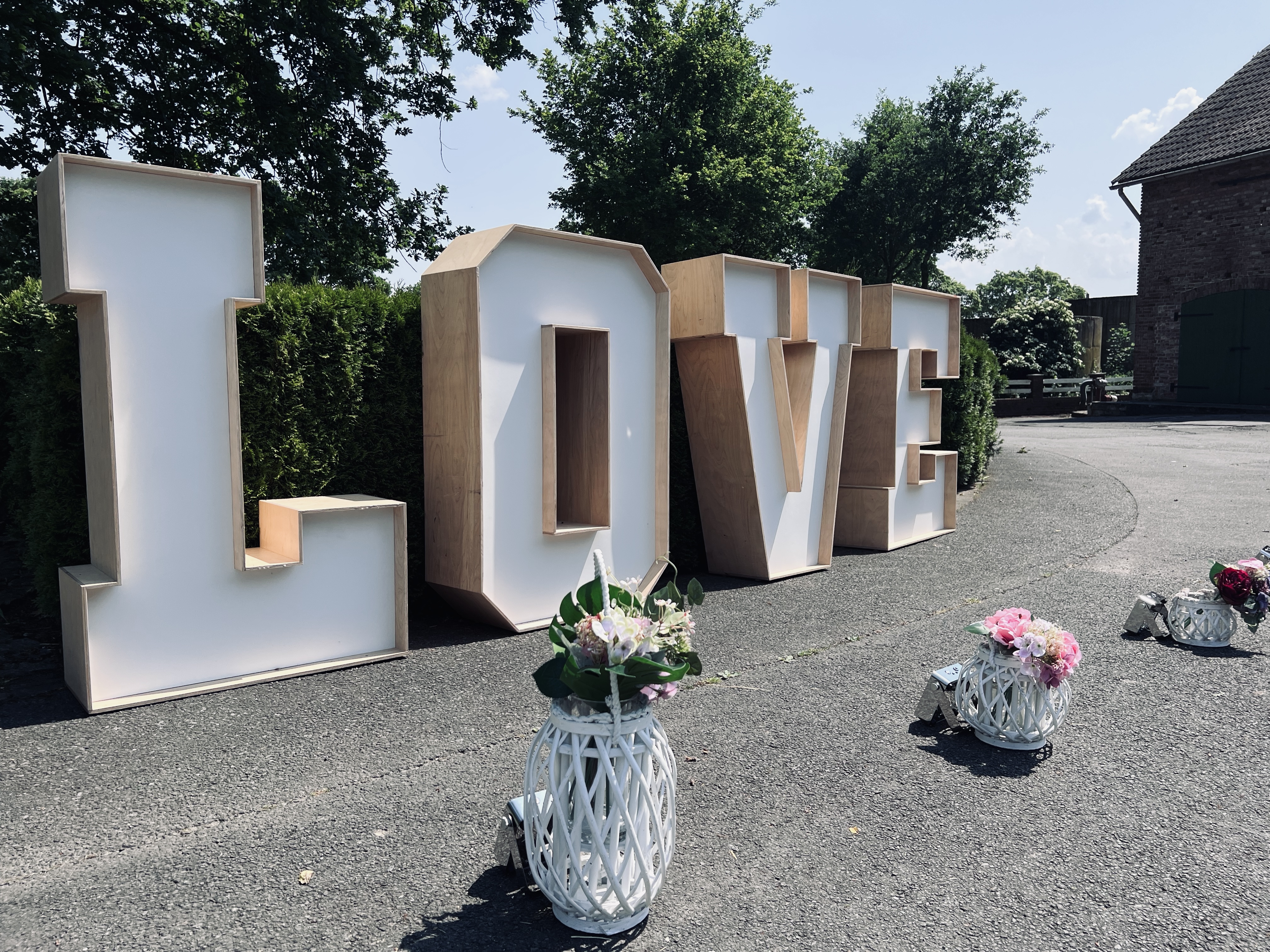 XXL-Love Buchstaben Modern Ansicht 5