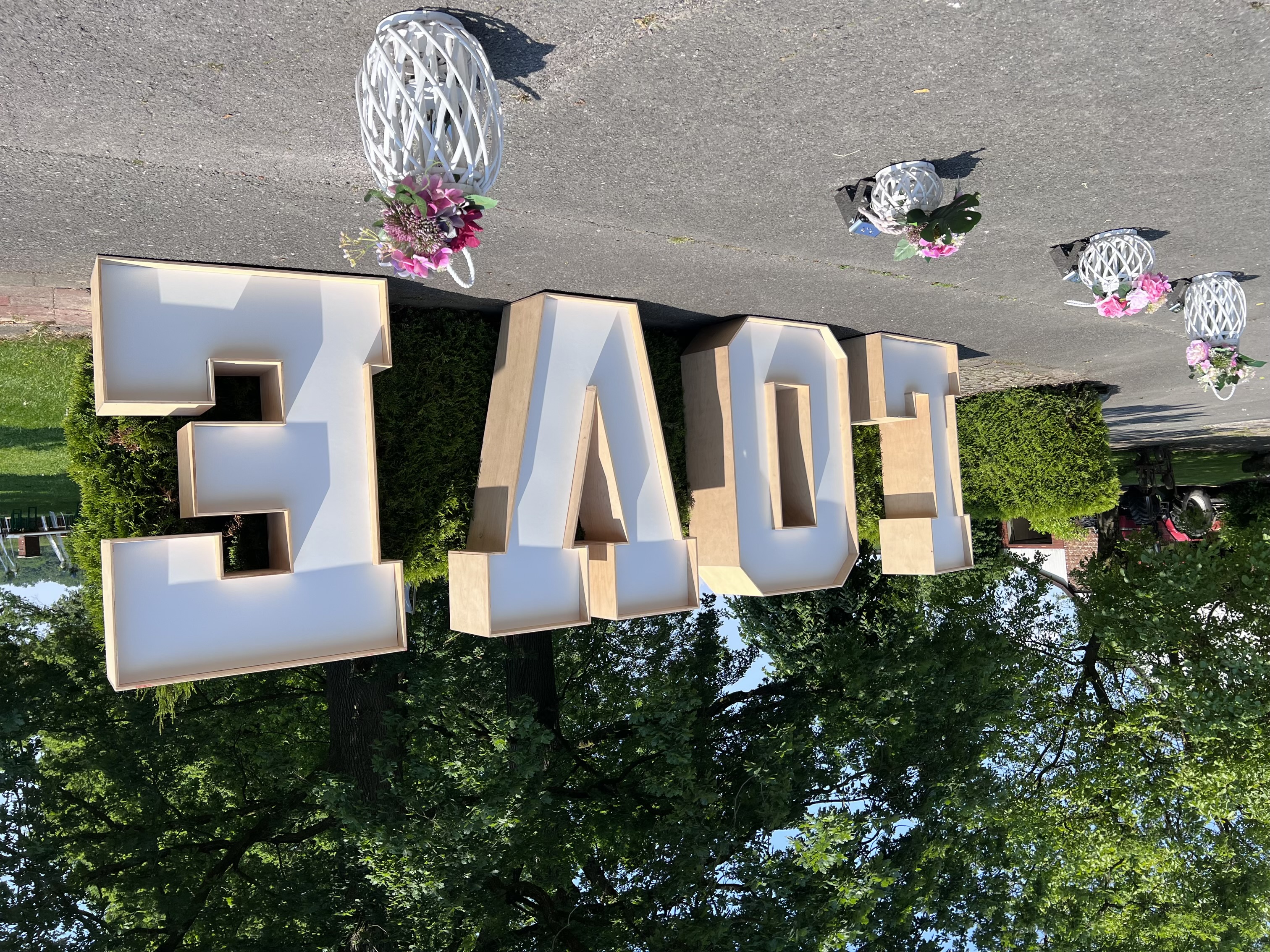 XXL-Love Buchstaben Modern Ansicht 2